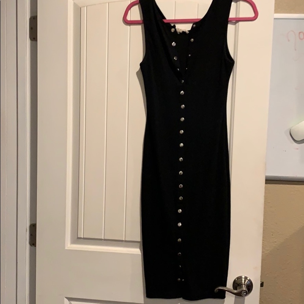 Fitted Snap Dress